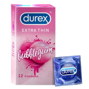 Durex Extra Thin Bubblegum Flavour Box O...