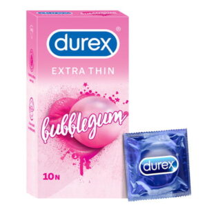 Durex Extra Thin Bubblegum Flavoured Con...